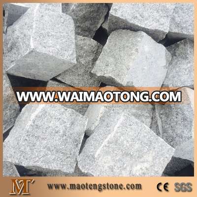 G603 Tumbled Grey Granite Cube Stone